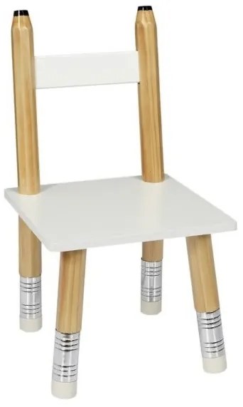 Set mobilier pentru copii alb, STUDY