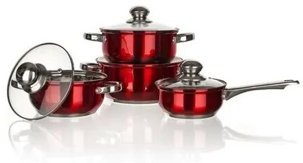 Set oale din inox Banquet Maestro Red 8 piese