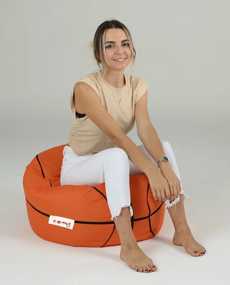 Fotoliu puf Basket (Portocaliu). 1073190