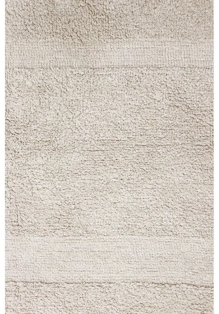 Covor crem lavabil/țesut manual din bumbac 140x200 cm Bloom Natural – Lorena Canals