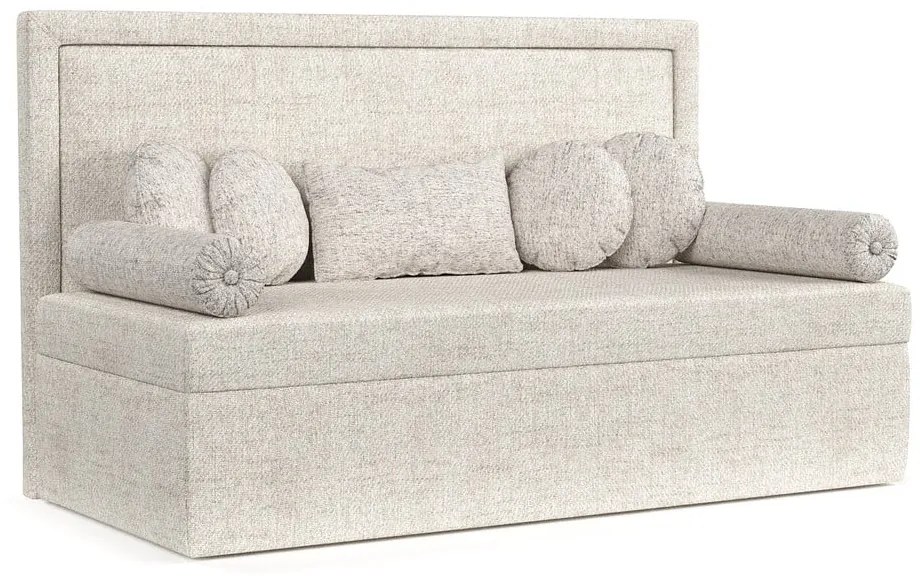 Pat crem tapițat 100x200 cm Scala – Maison de Rêve