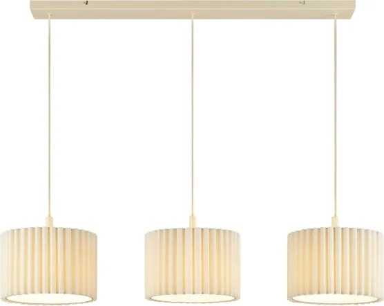 Brilliant - Lustru suspendat pe cablu VELIN 3xE27/20W/230V crem