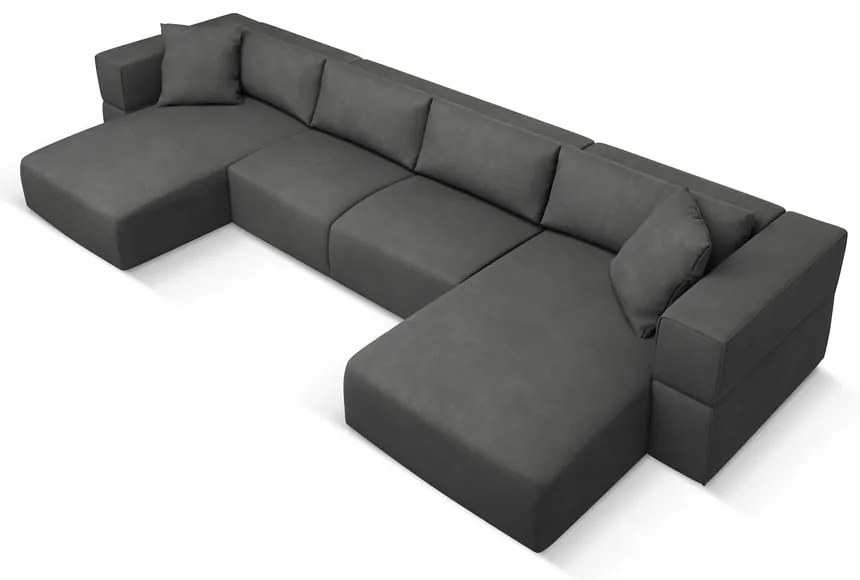 Colțar gri închis (în formă de "U") Esther – Milo Casa