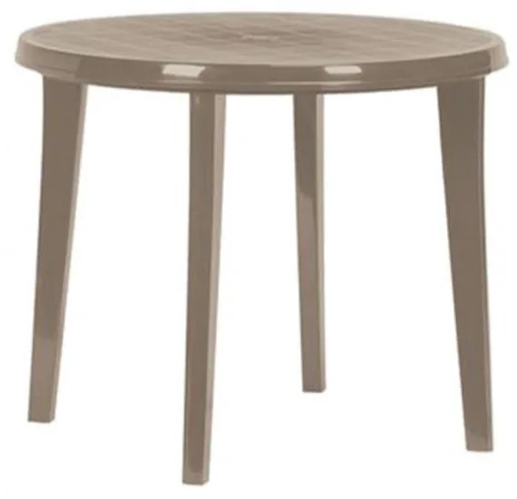 Masă de grădină din plastic Lisa, culoare cappuccino