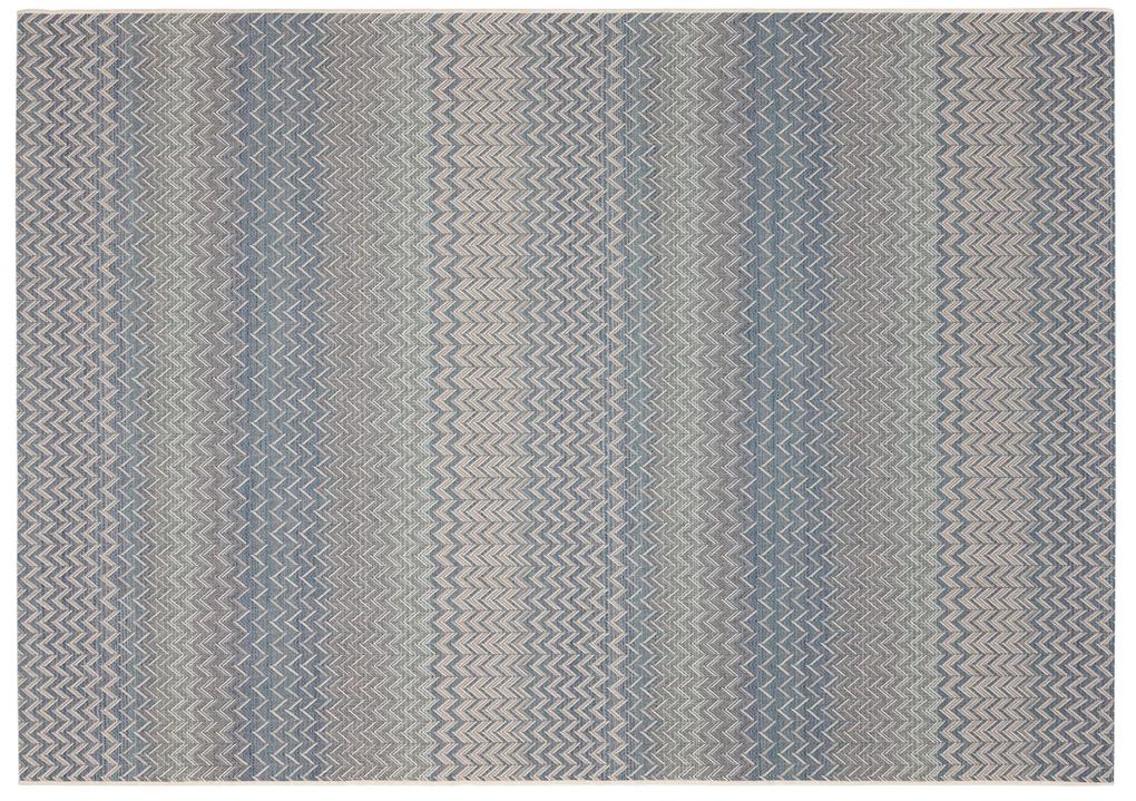 Covor exterior terasa Roolf Living Ziggy dreptunghiular, albastru/bej, 160 x 230 cm
