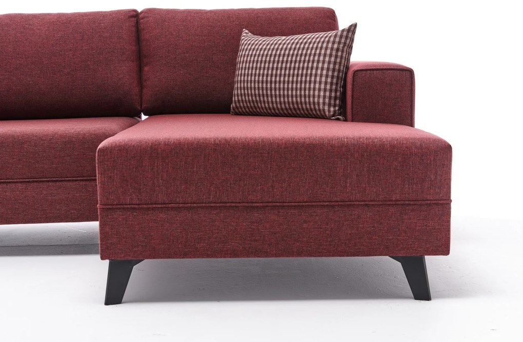 Canapea extensibilă de colț Efsun - Claret Red
