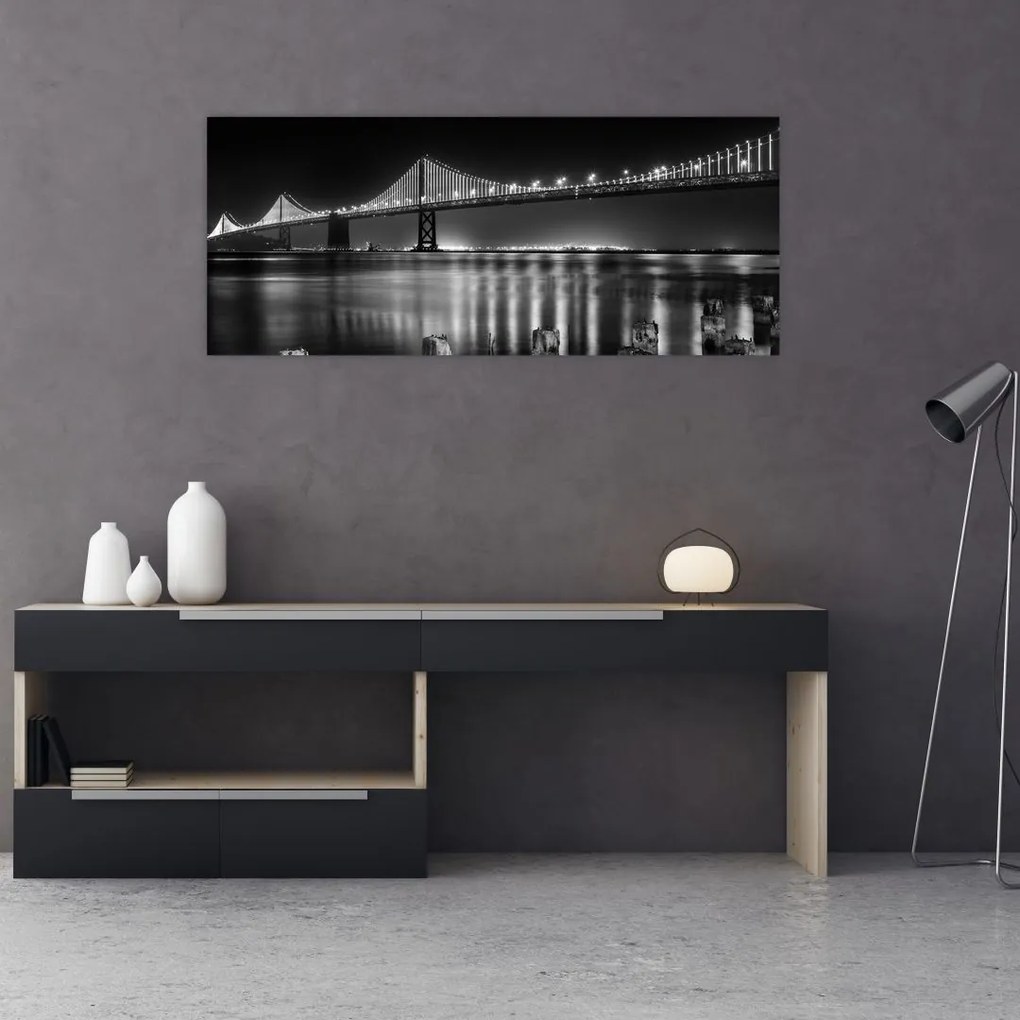Tablou - pod albnegru (120x50 cm)