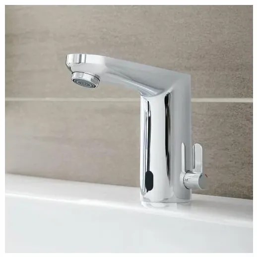 Baterie lavoar cu senzor Grohe Eurosmart Cosmopolitan Electronica crom