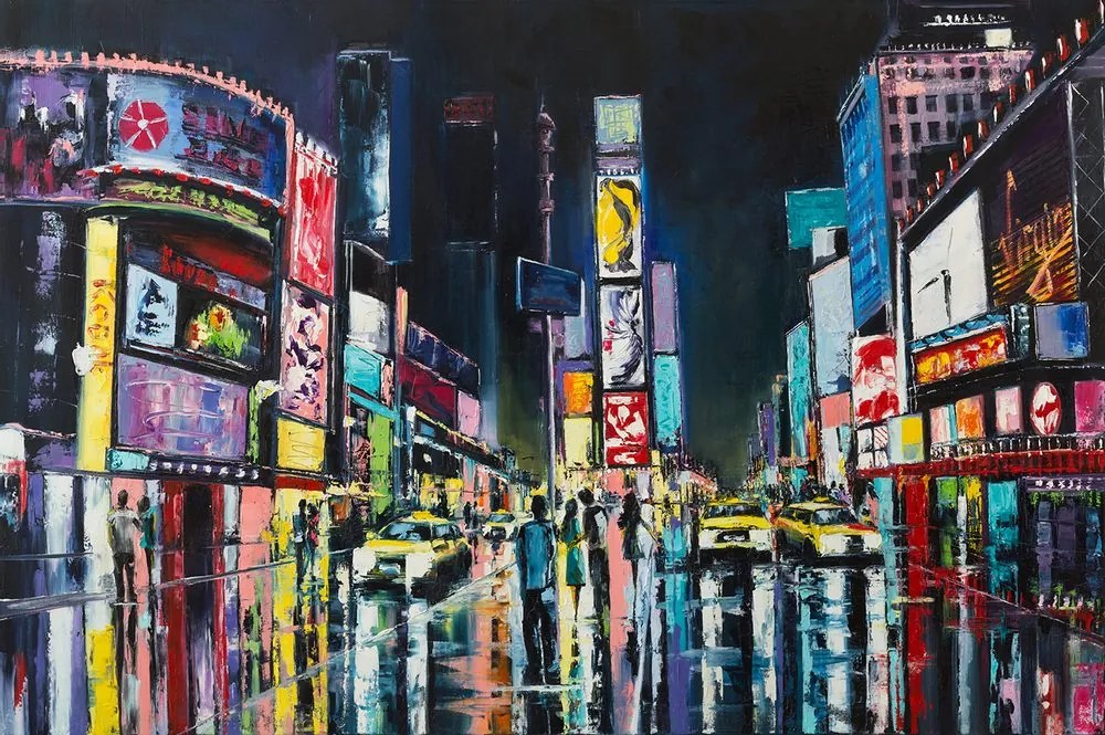 Tapet autoadeziv New York colorat