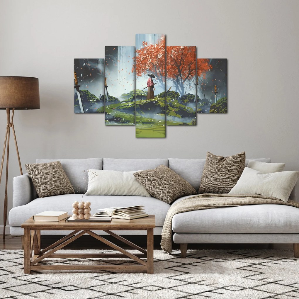 Tablou - Ilustrație a Grădinii de săbii (150x105 cm)
