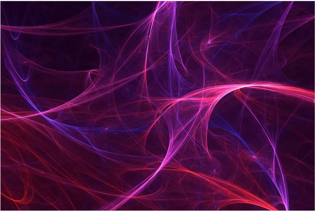 Tabloul abstract cu linii curbe (90x60 cm)
