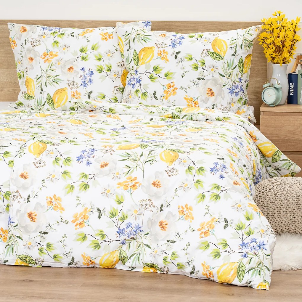 Lenjerie de pat din bumbac 4Home Lemon Delight ,140 x 200 cm, 70 x 90 cm, 140 x 200 cm, 70 x 90 cm
