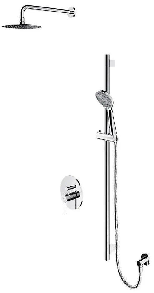 OMNIRES SYSY17CR - Set duș cu baterie incastrată Y crom lucios