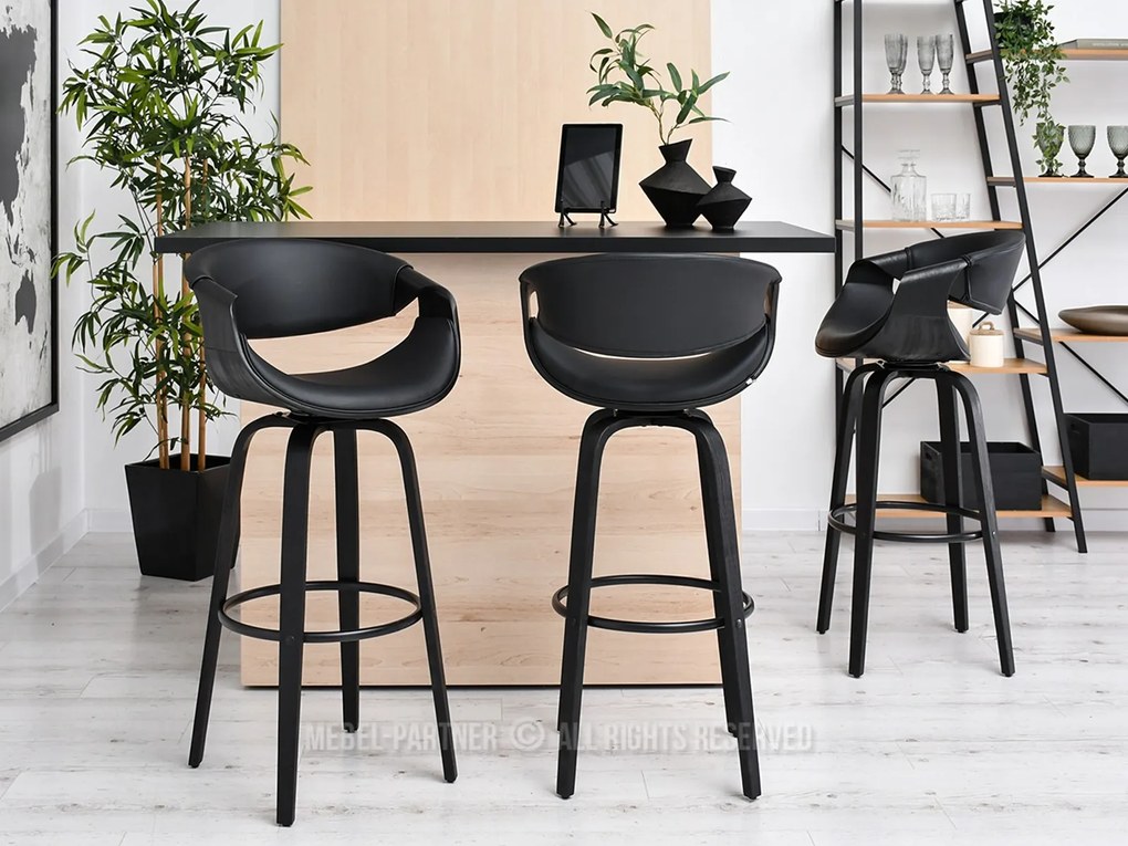 Scaun Bjorn H (negru). 1110649