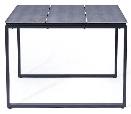 Set 2 scaune din ratan Carla și masă neagră Strong - Bonami Essentials