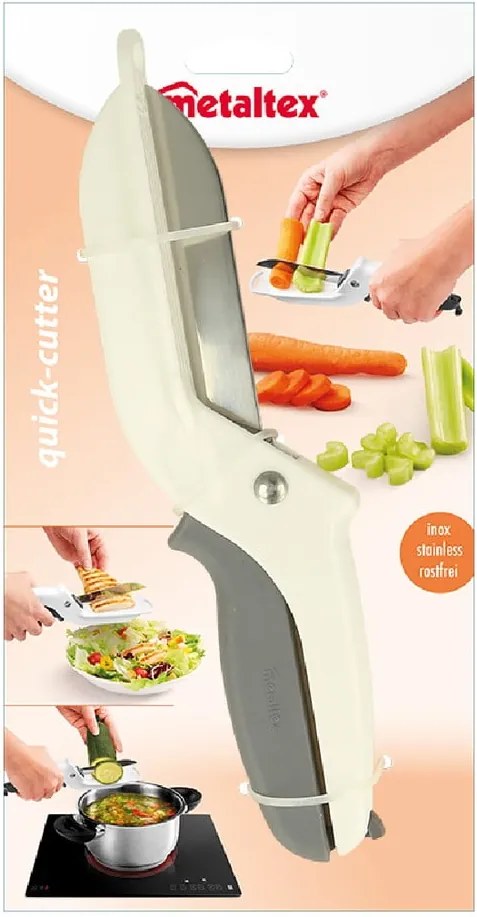 Foarfece universal pentru verdețuri sau carne Metaltex, lungime 25 cm