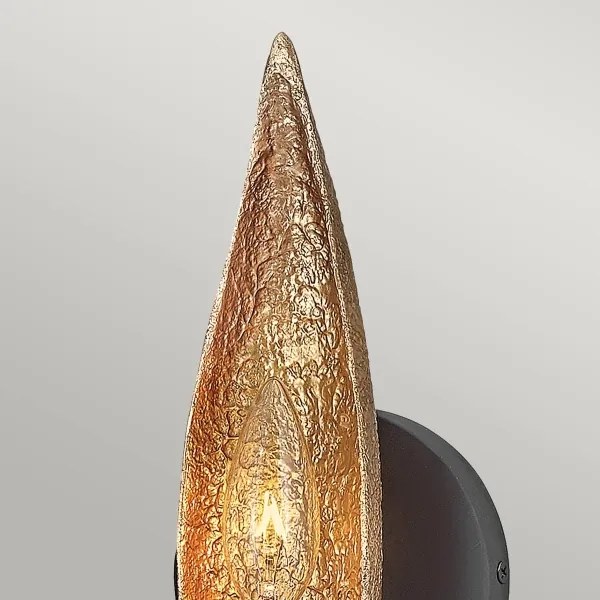 Quintiesse QN-WILLOW1-CBK - Aplică de perete WILLOW, 1xE14/40W/230V, auriu/negru