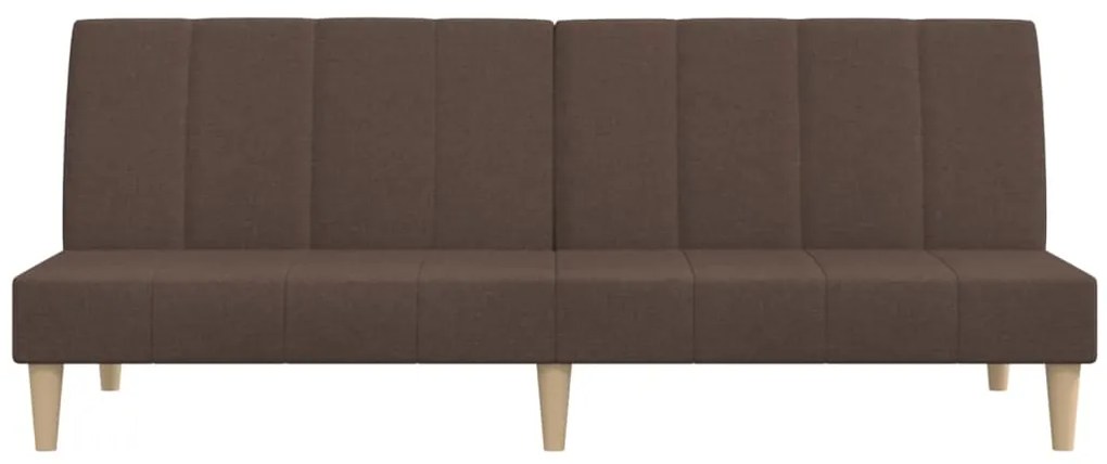 Canapea extensibila cu 2 locuri, gri taupe, textil Gri taupe, Fara scaunel pentru picioare Fara scaunel pentru picioare