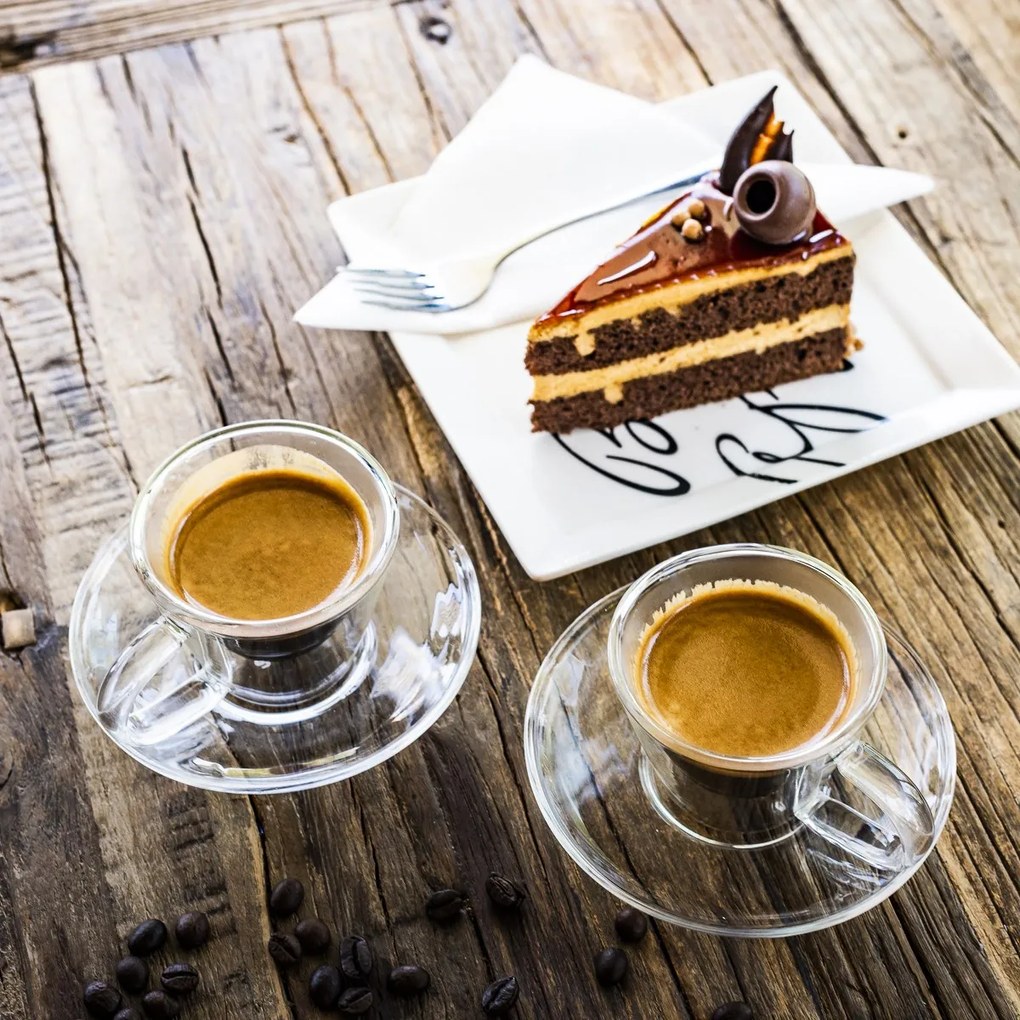 Pahare termo espresso 4Home Elegante Hot&Cool, 80 ml, 2 buc.