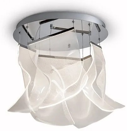 Lustra LED dimabila design exclusivist 50cm Velos II crom