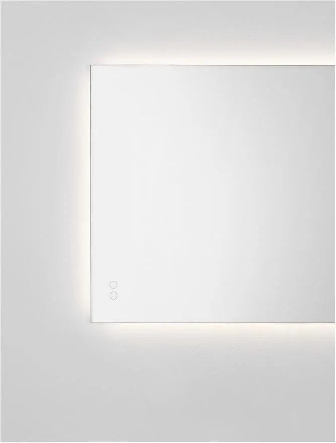 Oglinda baie cu iluminat LED IP44 Alda, 60x80cm