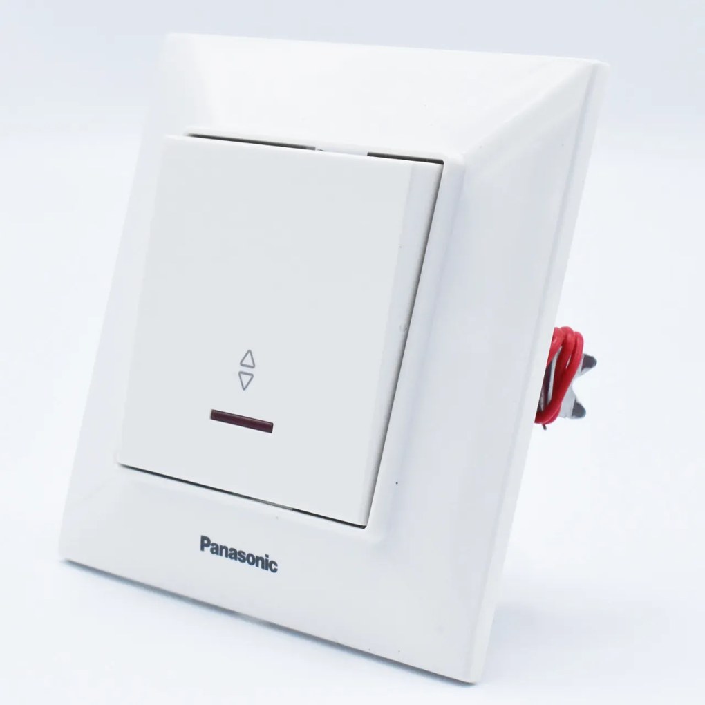 Intrerupator alternativ cu led 10A, IP20, Alb, Panasonic Arkedia Slim