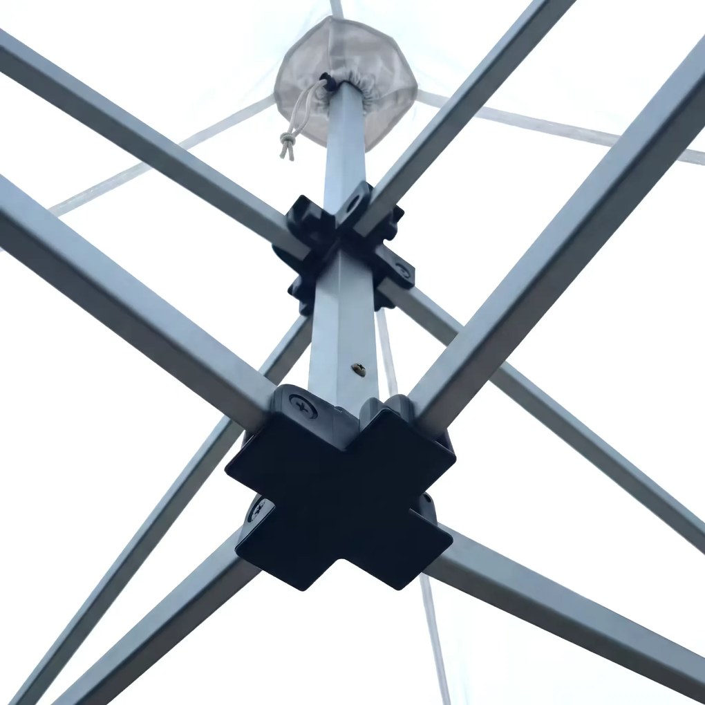 Cort de vânzare pliabil din aluminiu fără pereți | BRIMO Exclusive Alu 2x2 m - fără pereți - Bej