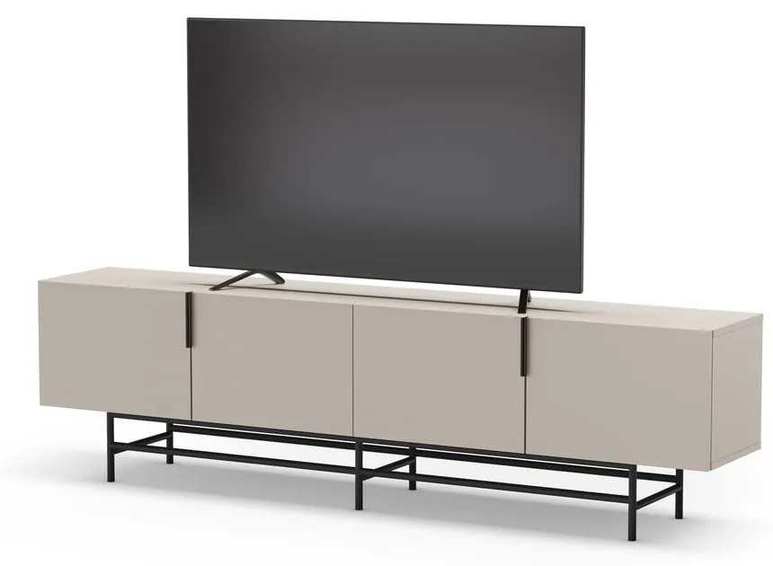 Comodă TV crem 200x63,5 cm Eldia – Marckeric