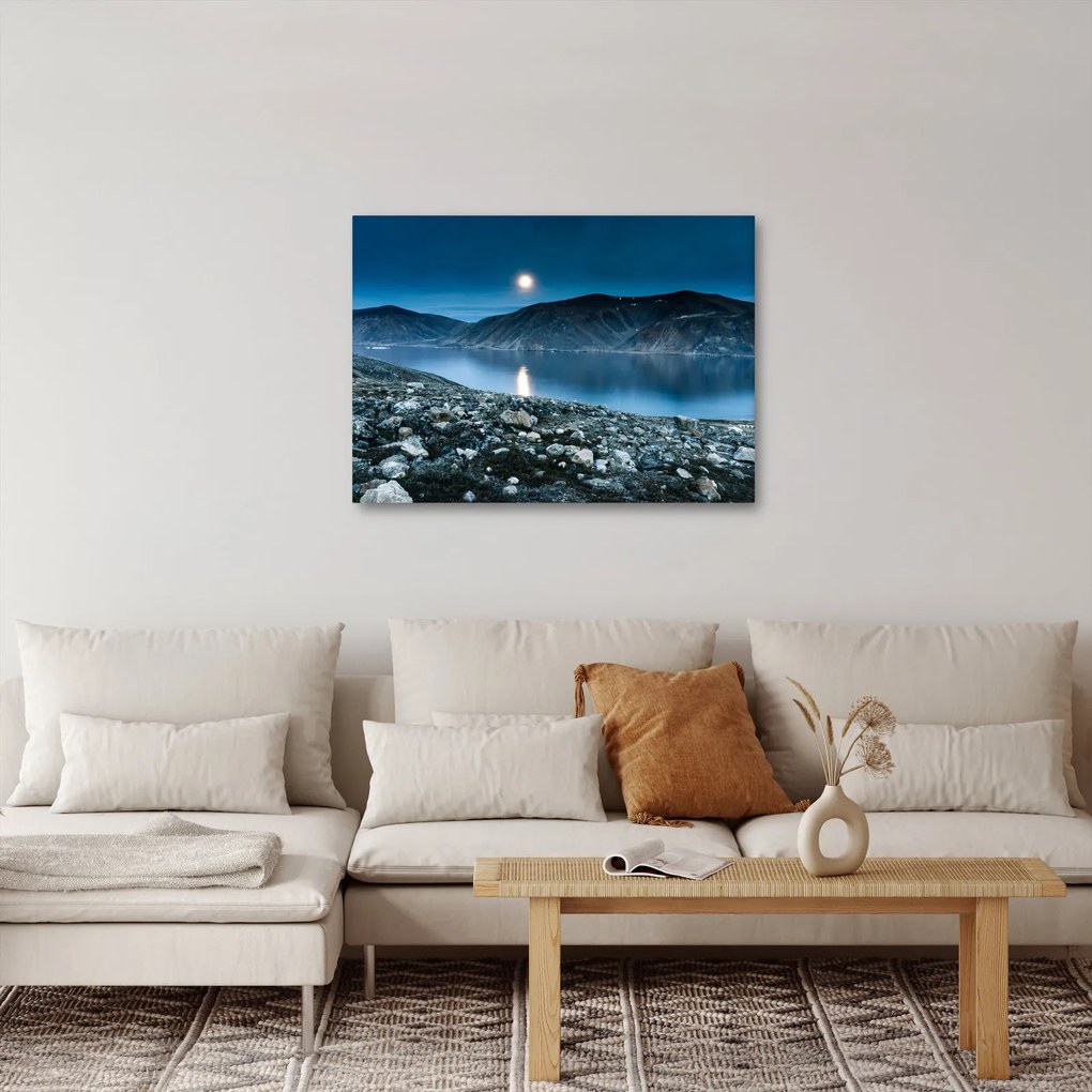 Tablou - Islanda noaptea (70x50 cm)