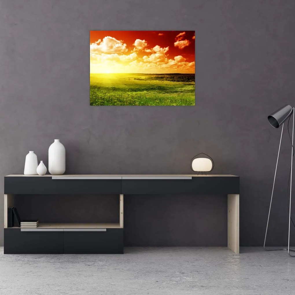Tablou cu furtuna de vară (70x50 cm)