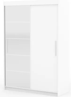 Dulap cu usi glisante si oglinda 150x215 cm, Esti, ADRK Furniture (Culoare: Sonoma)