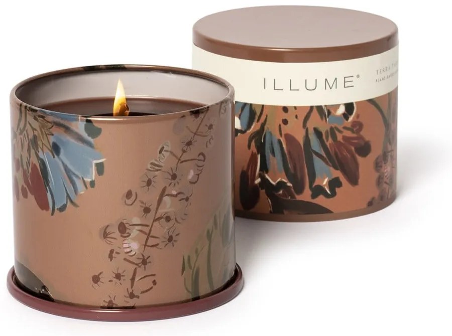 Lumânare parfumată timp de ardere 50 h Terra Tabac – ILLUME x Bloomingville