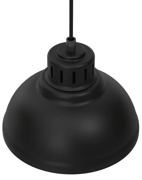 Lustră pe cablu SVEN 4xE27/15W/230V neagră/aurie