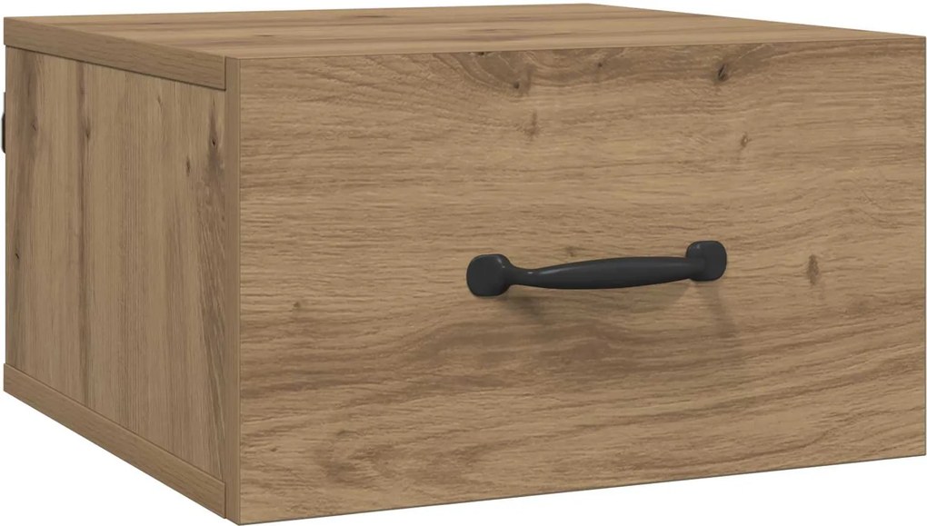 vidaXL Dulap de noapte Stejar artizanal 35 x 35 x 20 cm Lemn compozit