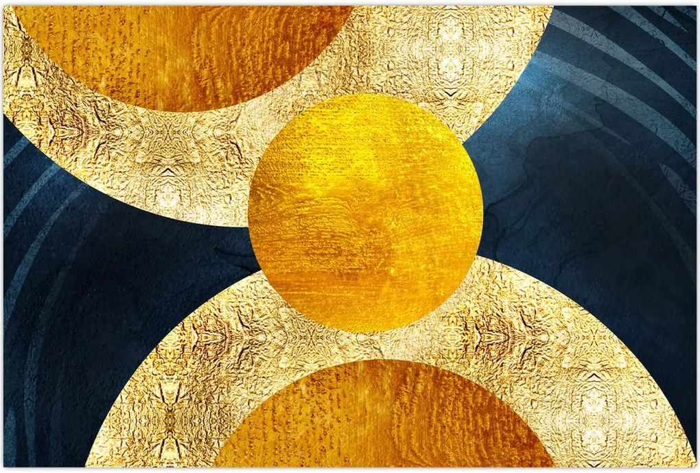 Tablou - Cercuri (90x60 cm)