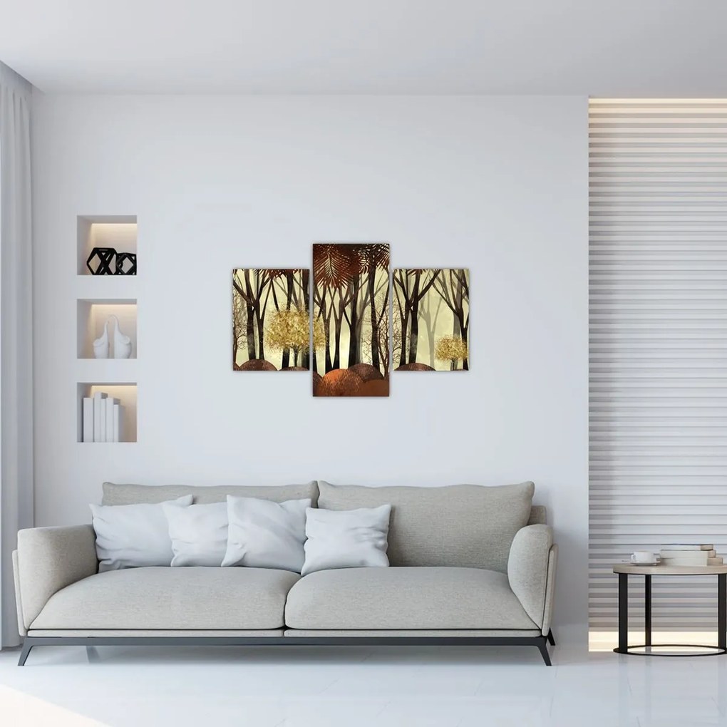 Tablou - Pădure decorativă (90x60 cm)