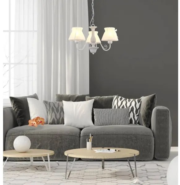 Candelabru pe lanț ZEFIR 3xE27/40W/230V