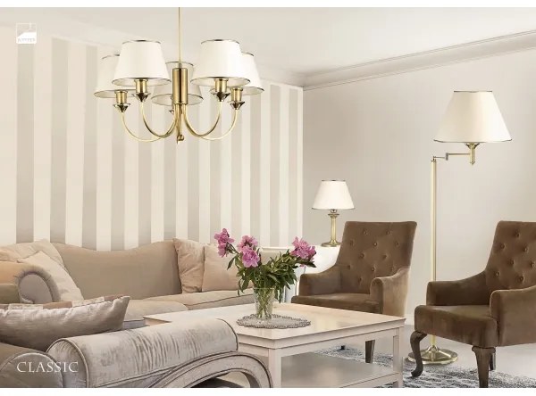 Jupiter 207-CL P L - Lampă de podea CLASSIC 1xE27/60W/230V
