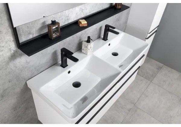 Sapho - Baterie lavoar SPY 16,7 cm, neagră