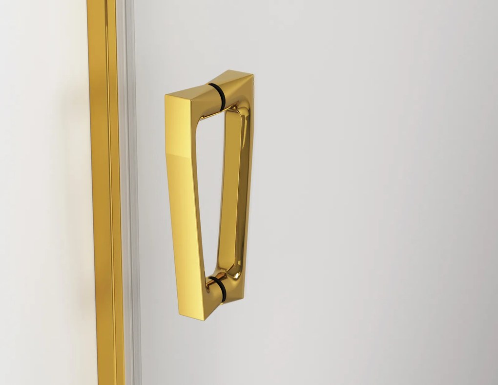 Usa batanta cu profil compensator, auriu, 70 cm, instalare dreapta, Ronal Cadura 700 mm, Auriu, Dreapta