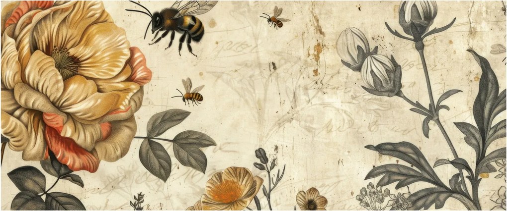 Tablou - Pajiștea albinelor (120x50 cm)