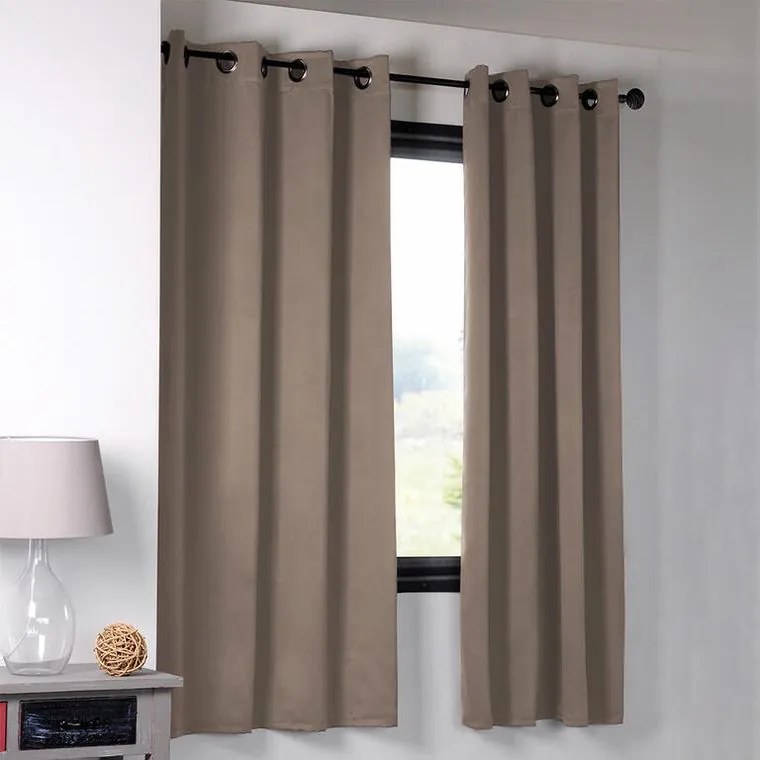 STOF Draperie groasă blackout NOTTE in 135 x 180 cm set 2 buc