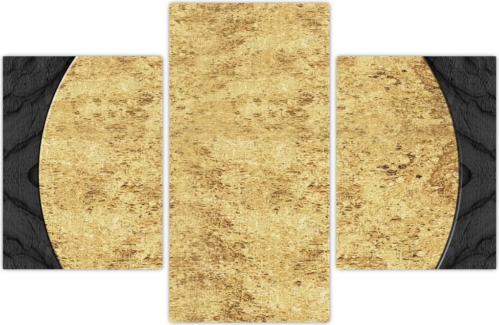 Tablou - Structura de aur N⁰2 (90x60 cm)