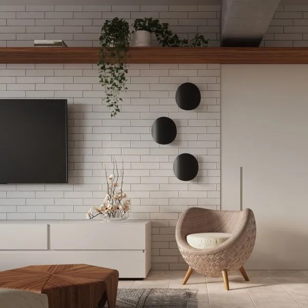 Aplică SENSES 2xG9/40W/230V neagră Sollux SL.0935