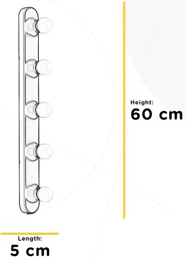 Aplică ONLI HOLLYWOOD 5xE14/6W/230V crom