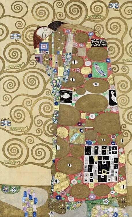 Reproducere Fulfilment (Stoclet Frieze) c.1905-09, Gustav Klimt