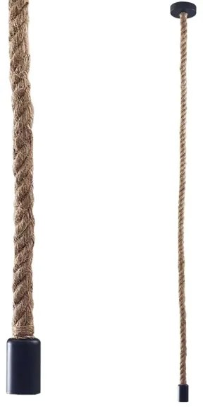 Lustră LED pe cablu ROPE 1xE27/8W/230V