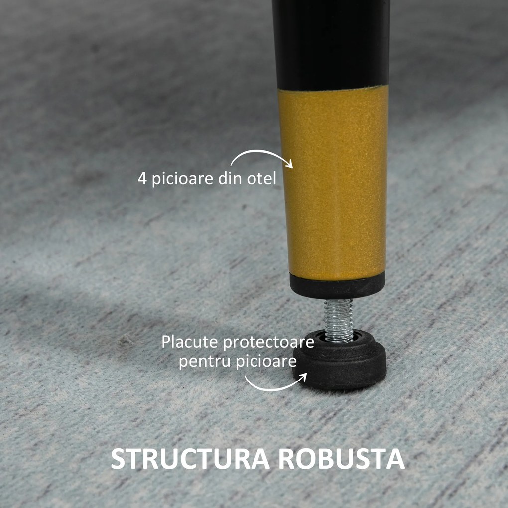 HOMCOM Divano 2 Posti in Tessuto Effetto Lino con Braccioli e Cuscini Imbottiti, Divanetto 2 Posti Moderno con Gambe in Acciaio, per Ufficio, Soggiorno, Salotto e Camera da Letto, 139x68x80 cm, Crema | Aosom Romania