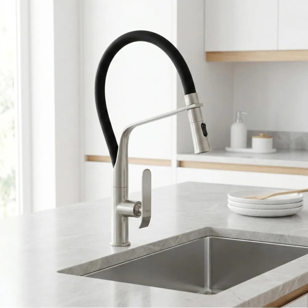 Baterie bucatarie Rea Castor crom periat