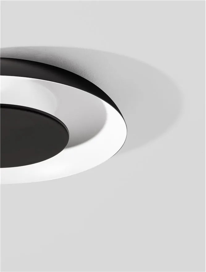 Plafoniera LED design modern EPOSI negru D-40cm